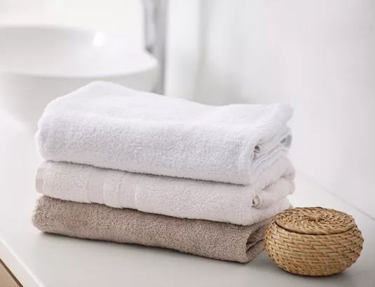 Tous les linges de bain sont disponibles