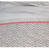 Housse de Couette 140x200cm Savane + 1 taie oreiller 63x63cm