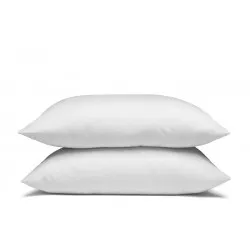 Lot de 2 Oreillers super gonflant coton bio 65x65 cm - Ferme