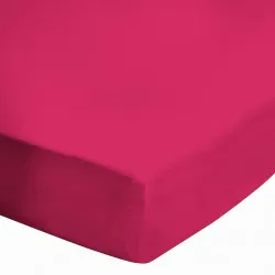 Zoom coin drap housse fuchsia 120x190 cm