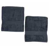 Lot de 2 Draps de Bain Eponge 600 g/m²  100 % coton - Anthracite