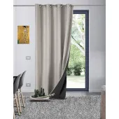 rideau galena suspendu couleur gris perle