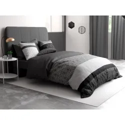 Housse de couette 220x240 Sandro 100% Coton 57 fils/cm²