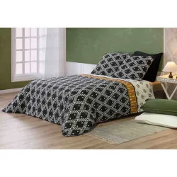 Housse de couette LUIS 140x200 100% Coton - 57 fils - 1 place