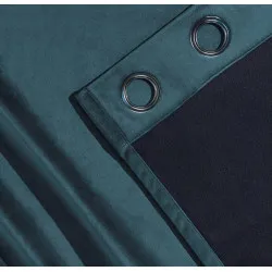 rideau galena bleu avec envers polaire