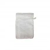 Gant de toilette blanc 20x15 cm - Alpes blanc
