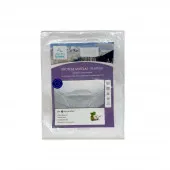 Protège matelas forme plateau 90x190 cm imperméable Alpes Blanc