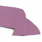 Taie de traversin 43x185 cm fabrication française 100% coton parme