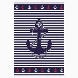 Serviette de plage Ancre 140 x 180 cm