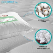 Matière Oreiller anti acariens Hygiène parfaite 45x70 cm