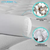 composition Traversin AEGIS Hygiène parfaite anti acariens 90 cm