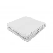 Lot de deux serviettes 100% coton 100x150 cm 600grammes/m² blanches