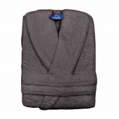 peignoir anthracite plié vue de face