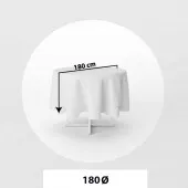 Dimensions nappes rondes