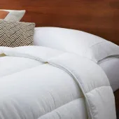 Zoom sur couette été 200 gr enveloppe coton bio