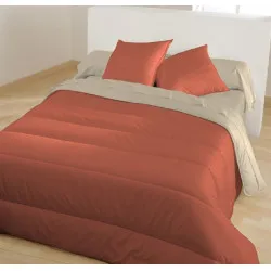 Couette Microfibre Terracota-Chamois 220x240