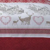 Zoom motifs Housse de couette 100% flanelle OLAF 2 places