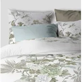 Housse de couette 100 % coton Lobia 240x260 dans chambre zoom