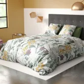 Housse de couette 100 % coton bio Zélia 240x220 dans chambre