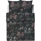 housse de couette coton bio 220x240 cm belle de jour fond blanc