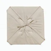 Lot de 6 Galettes de chaise - Beige par deux verso