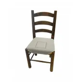 galette de chaise unie grise pour chaise