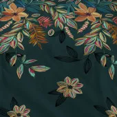 housse de couette coton botanical garden zoom motifs