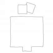 Finition rabat à border