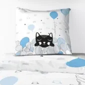 Taie Pussycat Blue 63x63