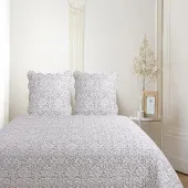 Couvre lit Délicat gris 230x250cm