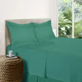 Parure de Draps Percale de coton céladon