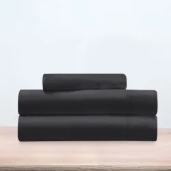 parure de draps nuit des vosges 3 pièces anthracite