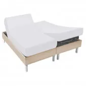 Protège Matelas Molleton Coton 200g/m² Imperméable 2x70x190 Drap Housse