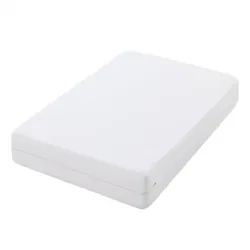 Housse de matelas intégrale coloris blanc 160x200