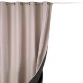 Rideau GALENA Isolant thermique à  Œillets 140x260 fond blanc
