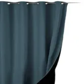 Rideau GALENA Isolant thermique à  Œillets 140x260 fond blanc