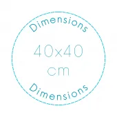 Picto dimensions 40x40cm