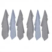 6 torchons accroché Pro Yoko coton 70x70