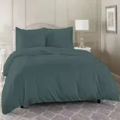 Visuel d'ambiance HDC percale + taies rectangle 50x70 cm anthracite