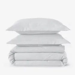 HDC percale 80 fils + taies rectangle blanc photo produit