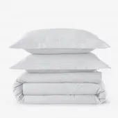 HDC percale 80 fils + taies rectangle blanc photo produit