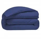 HDC percale 240x280cm + taies carré marine
