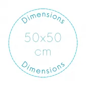picto 50x50cm dimension