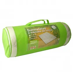 surmatelas mémoire de forme en visco et fibre de bambou pour un accueil adapté à chaque morphologie