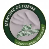 mémoire de forme en visco et fibre de bambou