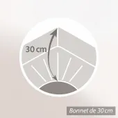 Protège matelas bonnet 30 cm