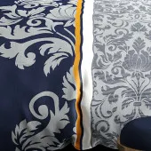 Détails de la housse de couette ARABESQUE 220x240  cm 100% Coton 57 fils