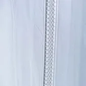 Broderie housse de couette blanche 220x240 cm satin de coton 120 fils/cm²