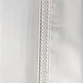 Broderie housse de couette beige 220x240 cm satin de coton 120 fils/cm²