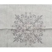 Nappe Brodée Rectangle Angele - 150x300 cm